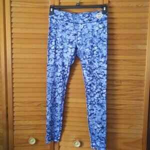 Michael Michael Kors Blue Yoga Waistband Leggings Size Petite Small